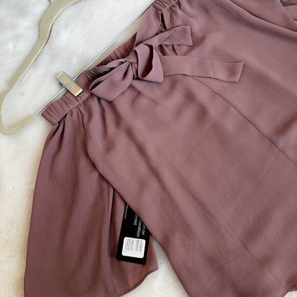 NWT Daily Look New Off-Shoulder Mauve Pink Blouse Size Small - Picture 6 of 8